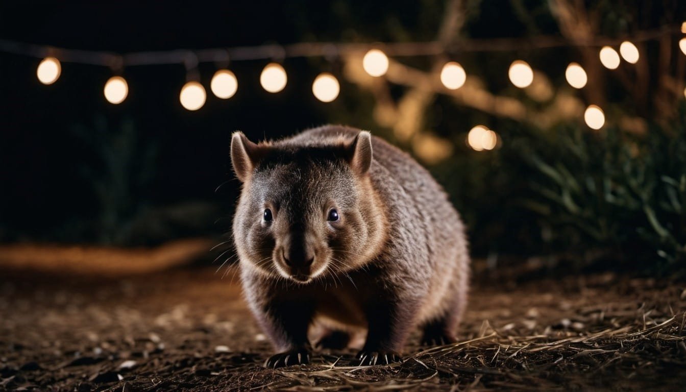 Variations in Wombat Nocturnal Behavior