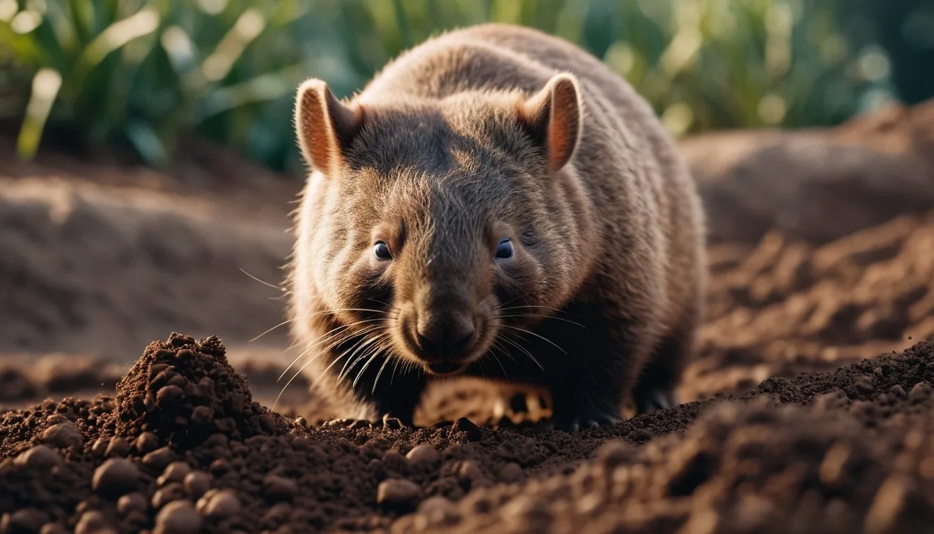 What Makes The Wombat’s Head Structure Perfect For Burrow Digging