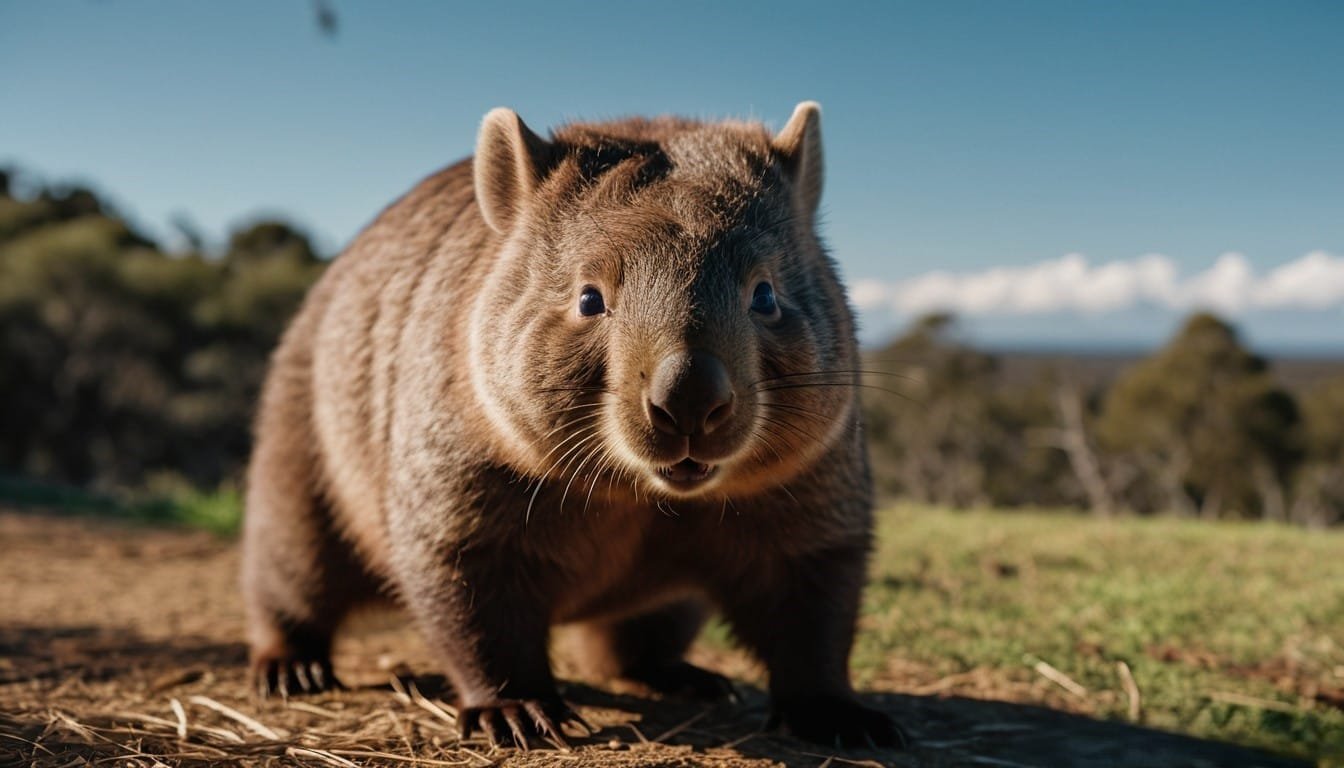 Measuring the Scale of Wombat Burrowing Activities