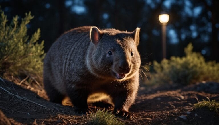 How Do Wombats Navigate Their Surroundings At Night?
