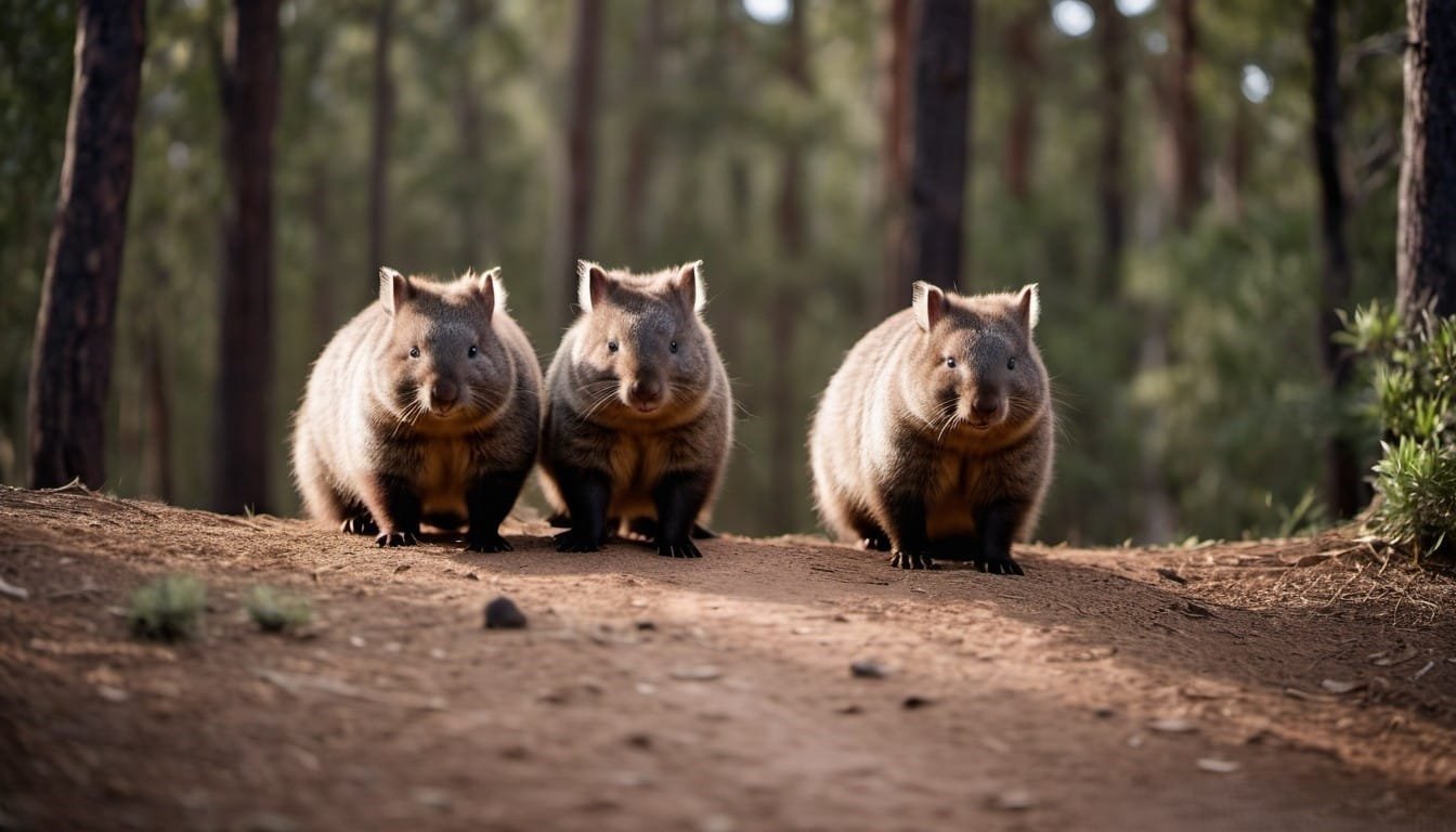 Variations and Influences in Wombat Courtship